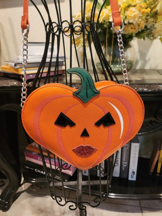 Betsey Johnson Handbags - Betsey Johnson Kitsch Pumpkin Crossbody bag